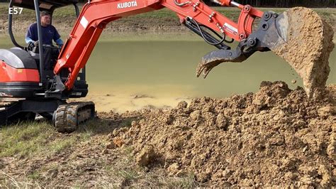 can you dig a pond with mini excavator|How to Dig a Pond with an Excavator: A Comprehensive Guide.